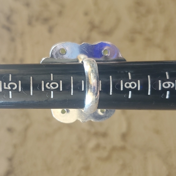 New Huge Labradorite and Tsavorite 925 Silver Statement Ring. - Picture 16 of 16